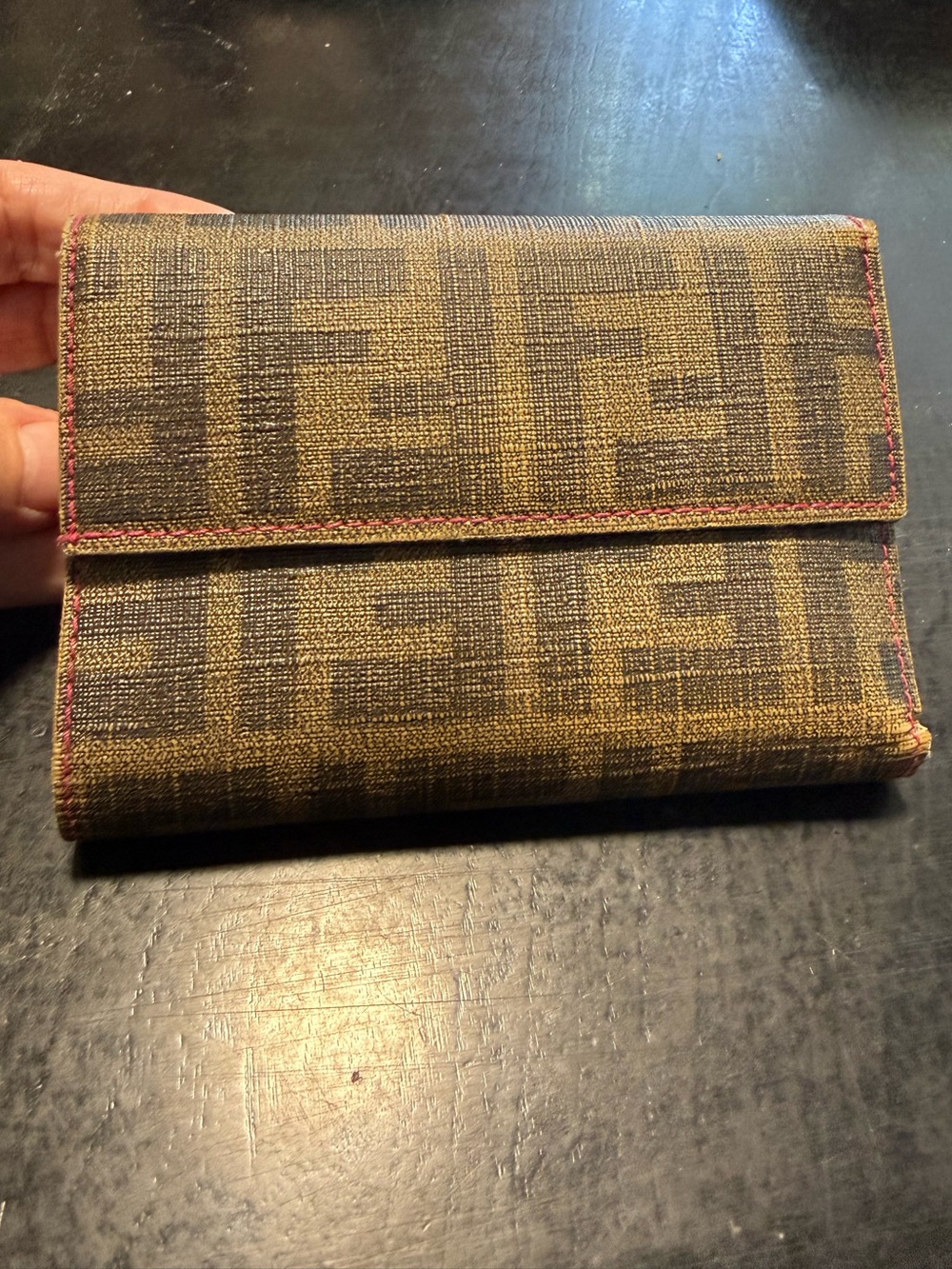 FENDI ZUCCA Continental Wallet